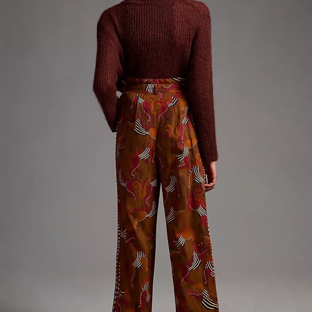 Farm Rio Printed Wide-Leg Pants - Picture 10 of 14